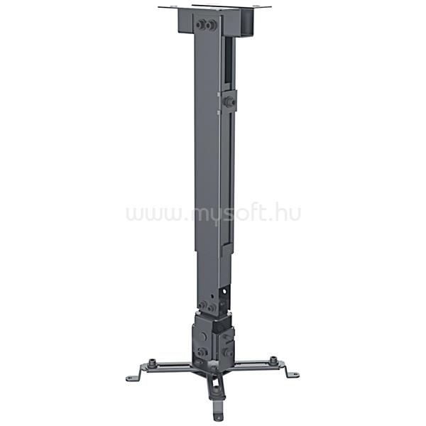 MANHATTAN Projektor Mennyezeti konzol - (forgatható, dönthető 43cm - 63cm-ig, 20kg terhelhetőség)