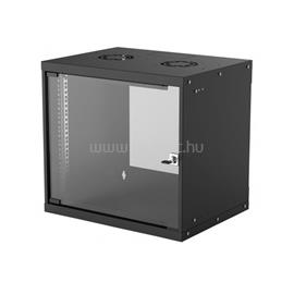 MANHATTAN Rackszekrény - 19" fali kivitel (9U, 500 (h) x 540 (w) x 400 (d) mm, IP20, Flatpack, Fekete) MANHATTAN_714174 small