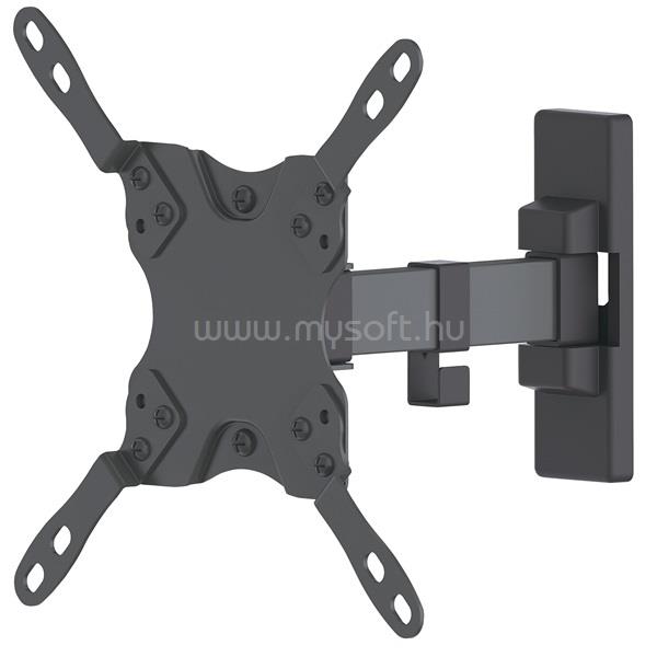 MANHATTAN TV állvány -  Fali csuklós szimpla Fekete (max.VESA:200x200)(13"-43"-ig) 20 kg