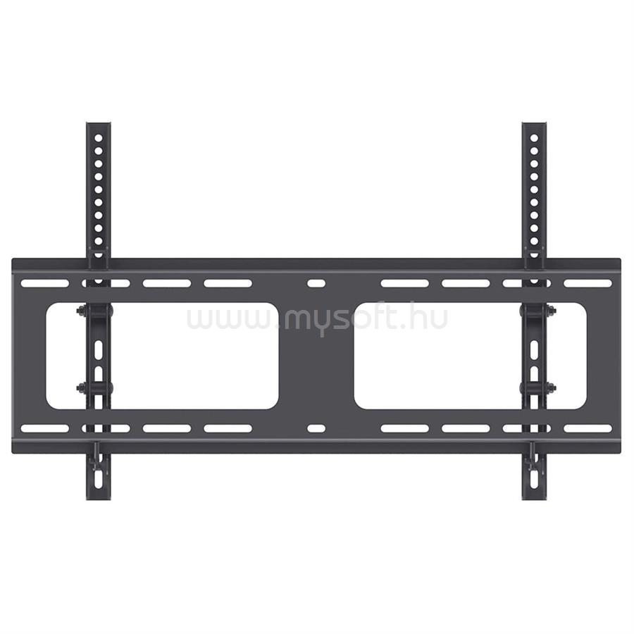 MANHATTAN TV állvány - Fali , dönthető TV állvány Fekete (max.VESA:600x400)(37"-80"-ig) 80kg teherbírás