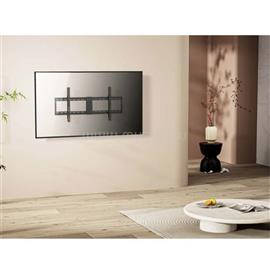 MANHATTAN TV állvány - Fali fix ultravékony TV állvány Fekete (max.VESA:800x400)(43"-100"-ig) 70kg teherbírás MANHATTAN_461948 small