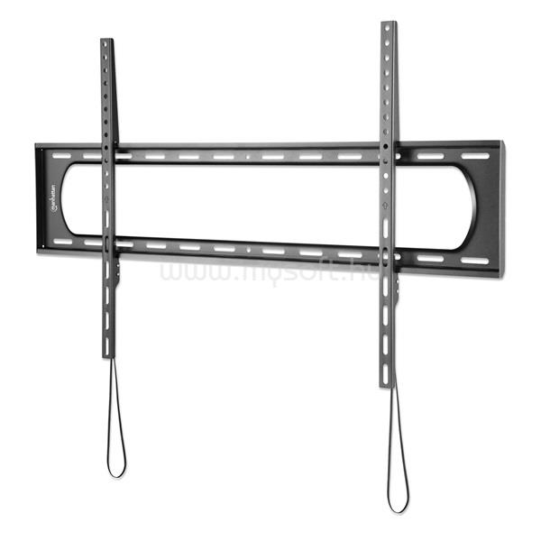 MANHATTAN TV állvány - Fali fix ultravékony TV állvány Fekete (max.VESA:900x600)(60"-100"-ig) 120kg teherbírás