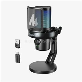 MAONO DM40 Pro USB vezeték nélküli streamer/gamer mikrofon RGB (fekete) DM40_PRO_black small