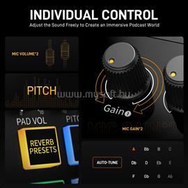 MAONO Maonocaster AME2 Gen2 Professzionális Audio interfész és Podcast keverő E2_GEN2 small