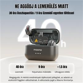 MAONO Wave T5 csiptethető vezeték nélküli zajszűrős mikrofon kit WVT5_black small