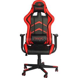 MARVO CH-106 RD gamer szék (állítható dőlés/magasság; fix kartámasz; PU; max.150kg-ig, fekete-piros) MARVO_CH-106_RD small