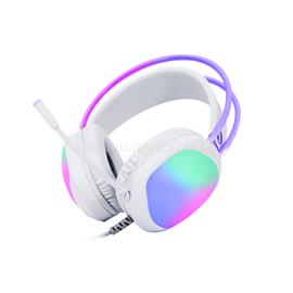 MARVO Lumi 40 vezetékes fejhallgató - fehér - RGB világítás MARVO_HG8959 small