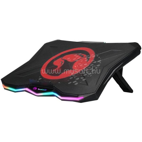 MARVO Notebook Hűtőpad 17"-ig - FN-40 (1x18cm, RGB LED, 2xUSB2.0)