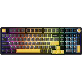 MARVO TITAN 98 Banana Crystal Linear mechanikus gamer vezeték nélküli billentyűzet (fekete) MARVO_KG986W small