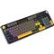 MARVO TITAN 98 Banana Crystal Linear mechanikus gamer vezeték nélküli billentyűzet (fekete) MARVO_KG986W small