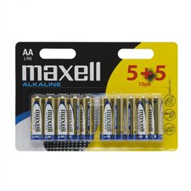 MAXELL alkáli ceruzaelem AA 5+5db/csomag 18733 small
