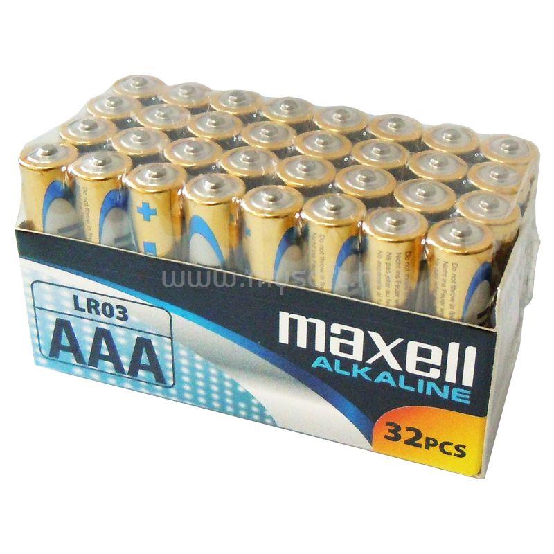 MAXELL alkáli ceruzaelem AAA 32db/csomag