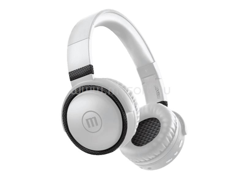 MAXELL BT-B52, headset, integrált mikrofon, Bluetooth & 3.5mm Jack (fekete-fehér)