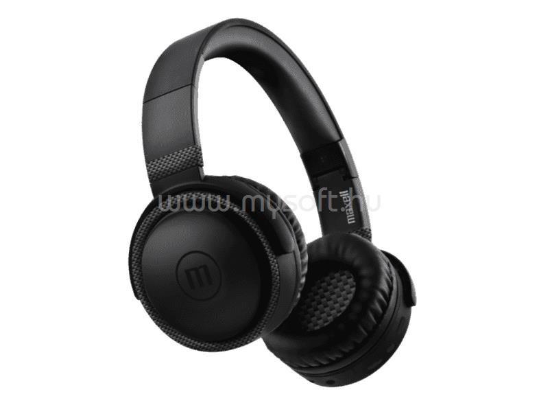 MAXELL BT-B52 headset, integrált mikrofon, Bluetooth & 3.5mm Jack (fekete)