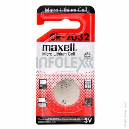 MAXELL CR2032 3V-os lítium gombelem