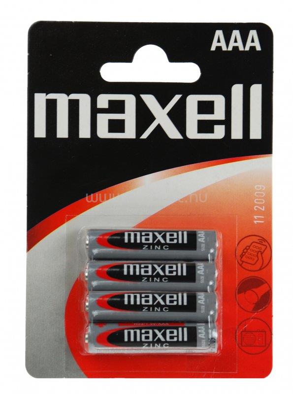 MAXELL R03x4 féltartós mini AAA elem