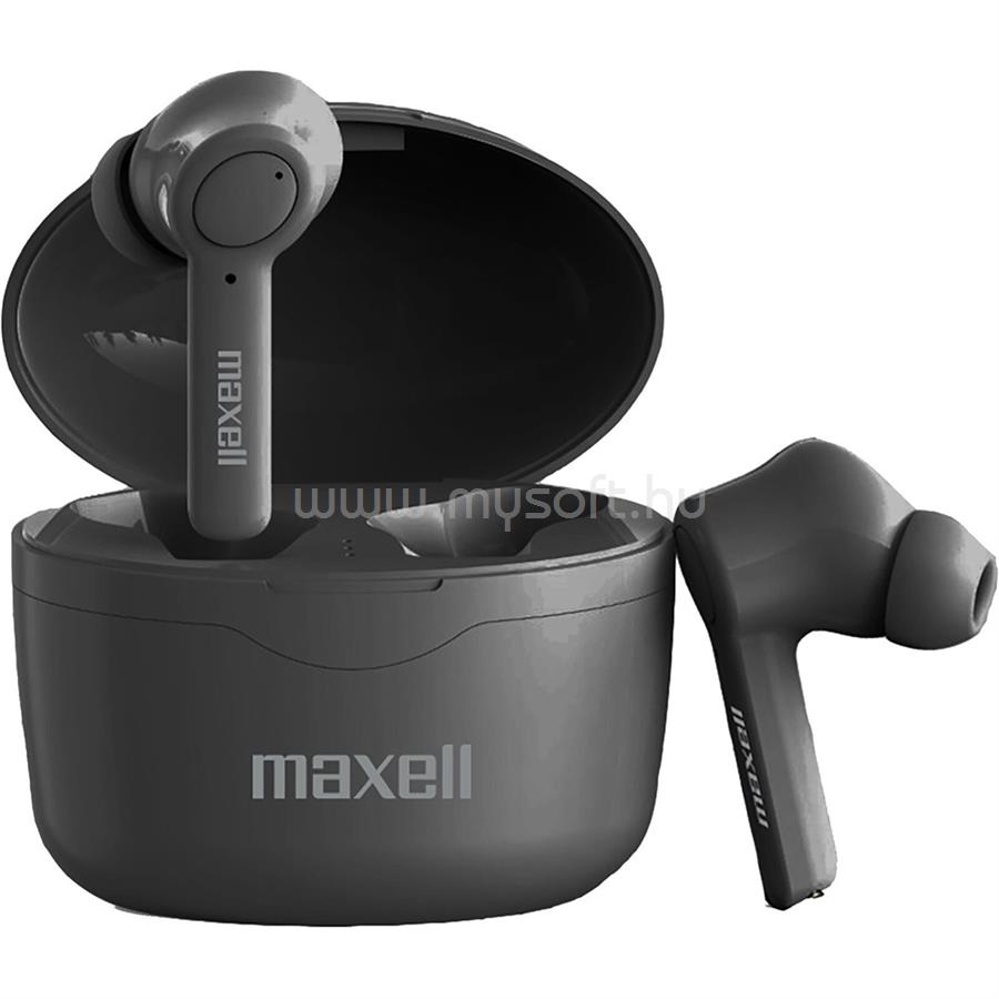 MAXELL SYNC UP TWS bluetooth 5.0 vezeték nélküli fülhallgató 3 óra lejétszási + 9óra újratöltéssel (fekete)
