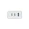 MAXLIFE ML081094 45W 2xType-C + USB fehér gyorstöltő adapter ML081094 small