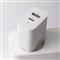 MAXLIFE ML738423 PD+QC 20W USB + Type-C fehér gyorstöltő adapter + Type-C/Lightning kábel ML738423 small