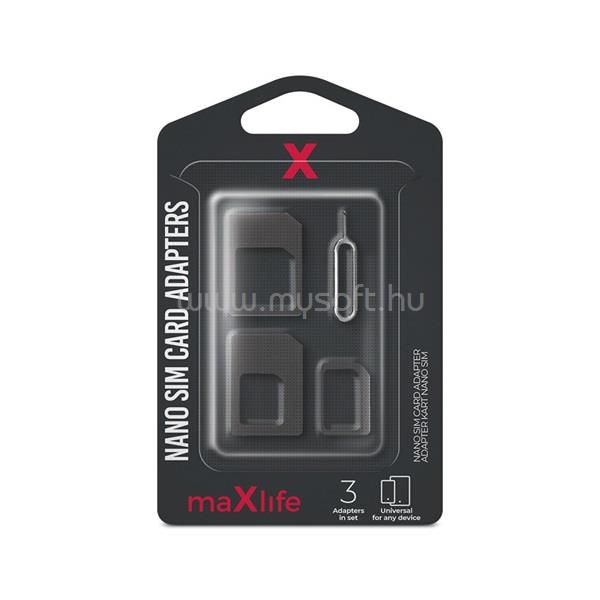 MAXLIFE TF-0008 3in1 Nano/Micro SIM adapter