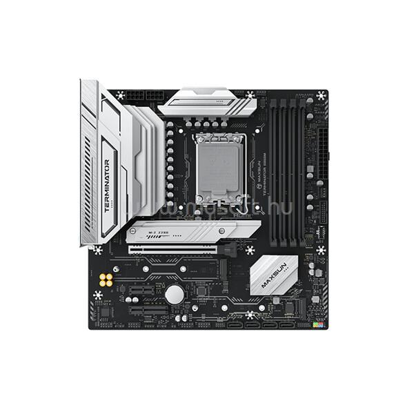 MAXSUN Alaplap - Intel MS-TERMINATOR B860M s1851 (B860, mATX, 2xDDR5 8000MHz, 4xSATA3, 3xM.2, HDMI, DP)