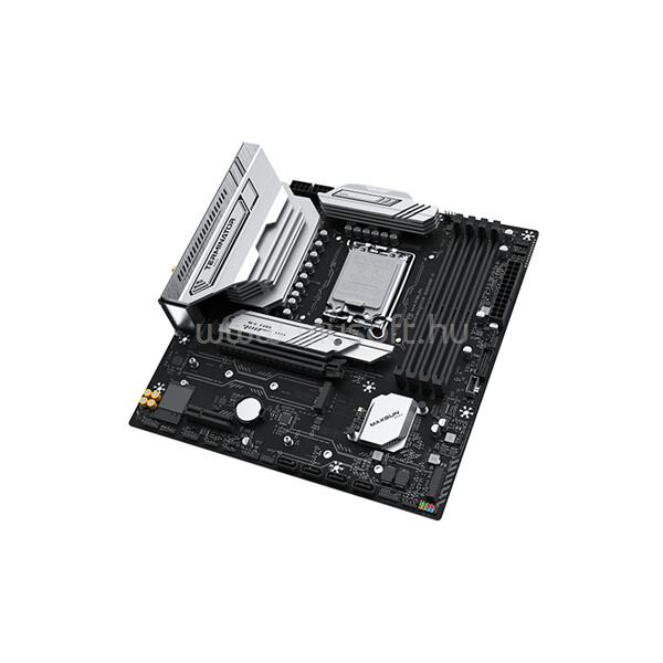 MAXSUN Alaplap - Intel MS-TERMINATOR B860M WIFI s1851 (B860, mATX, 4xDDR5 8000MHz, 4xSATA3, 3xM.2, HDMI, DP)