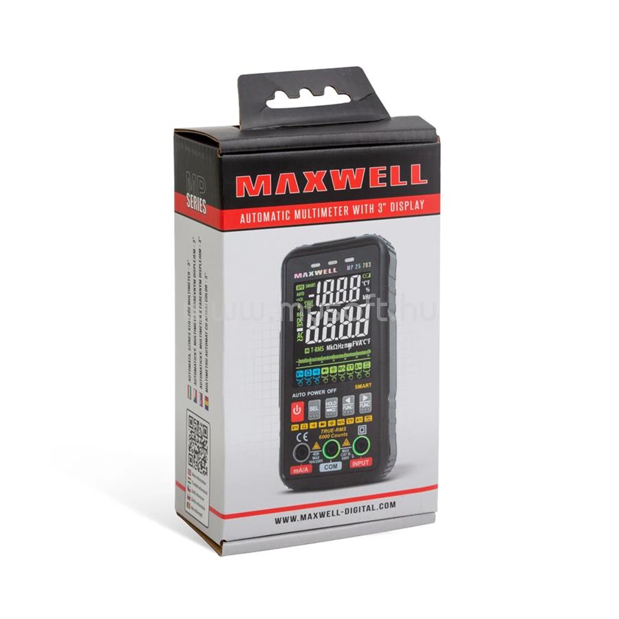 MAXWELL DIGITÁLIS MULTIMÉTER