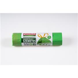 MAZZINI 104145 újrahasznosított húzófüles 15db/roll 40L szemeteszsák MAZZINI_104145 small