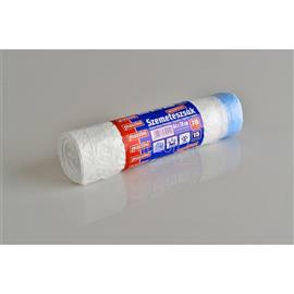 MAZZINI húzófüles 70 l/64x70 cm/15 mikr. fehér 15 db/roll háztartási szemeteszsák MAZZINI_104150 small