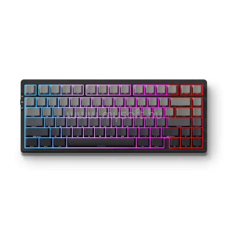 MCHOSE G75 Pro Tri-Mode Vezeték Nélküli Mechanikus Gamer Billentyűzet - Fekete