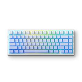 MCHOSE G75 Pro Tri-Mode Vezeték Nélküli Mechanikus Gamer Billentyűzet - Fehér-Kék G75-14A small