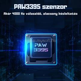 MCHOSE A5 PRO MAX Vezeték Nélküli 26000 DPI-s Gamer Egér - Fekete MC-A5-5SA small
