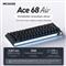 MCHOSE Ace 68 Air eSport Ultra Hall Effect Magnetic Switch Mechanikus Gamer Billentyűzet 8K MC-Ace68Air-10 small