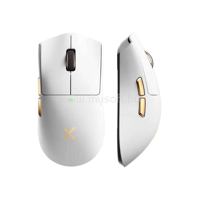 MCHOSE K7 Ultra Tri-Mode 8K Vezeték Nélküli Gamer Egér + Magnetic Dock - Fehér