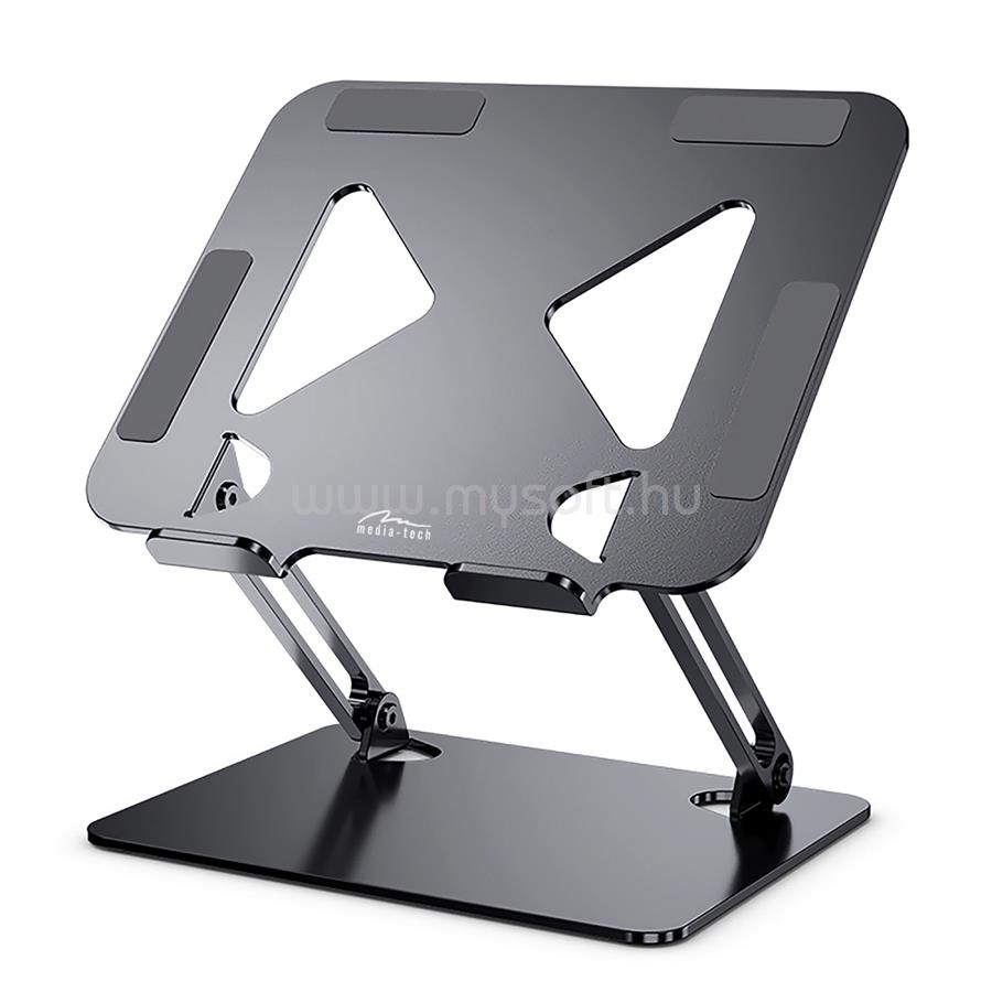 MEDIA-TECH állítható, ergonomikus laptopállvány 10-17 hüvelykes laptopokhoz