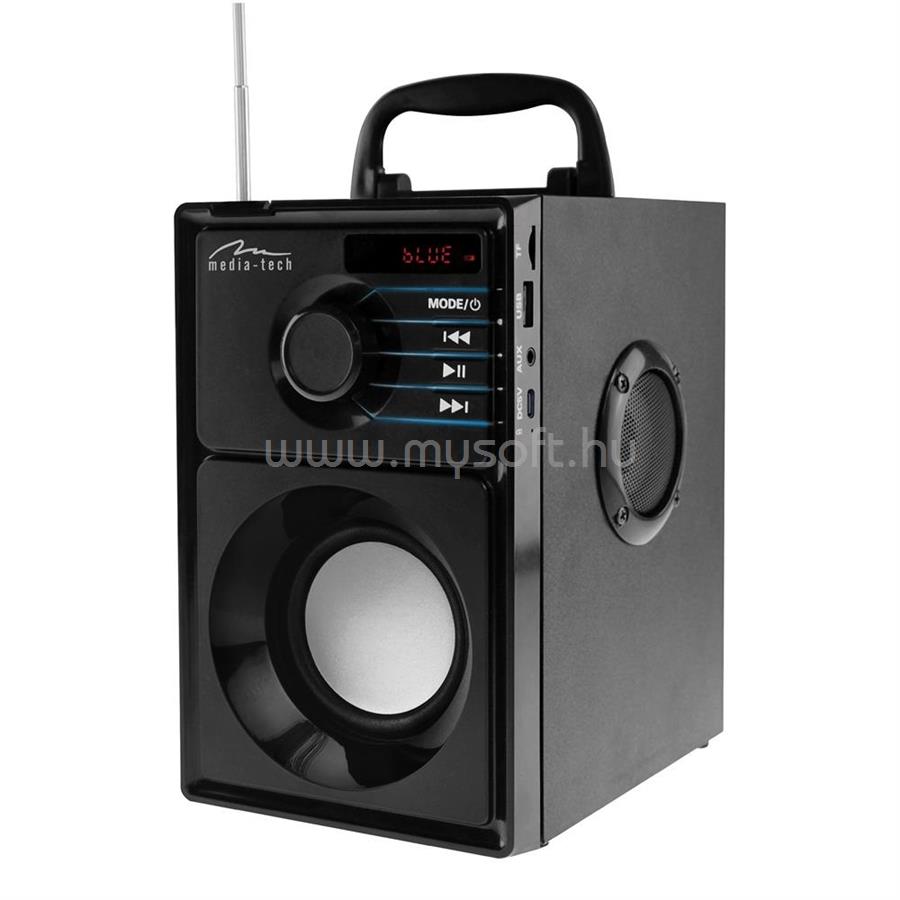 MEDIA-TECH BOOMBOX Bluetooth hangszóró (ezüst)