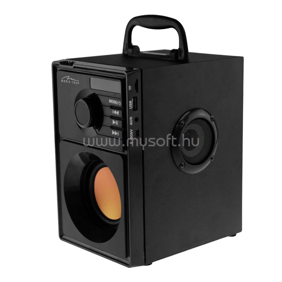 MEDIA-TECH BOOMBOX BT hordozható bluetooth hangszóró távirányítóval