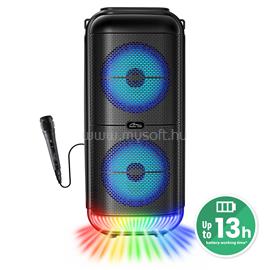 MEDIA-TECH BT POWER AUDIO hordozható Bluetooth hangszóró mikrofonnal MT3183 small