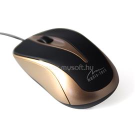 MEDIA-TECH Plano vezetékes egér (arany) MT1091MO small