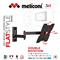 MELICONI FlatStyle EDR200 dönthető, forgatható dupla karos VESA 200 TV fali konzol MELICONI_580461 small