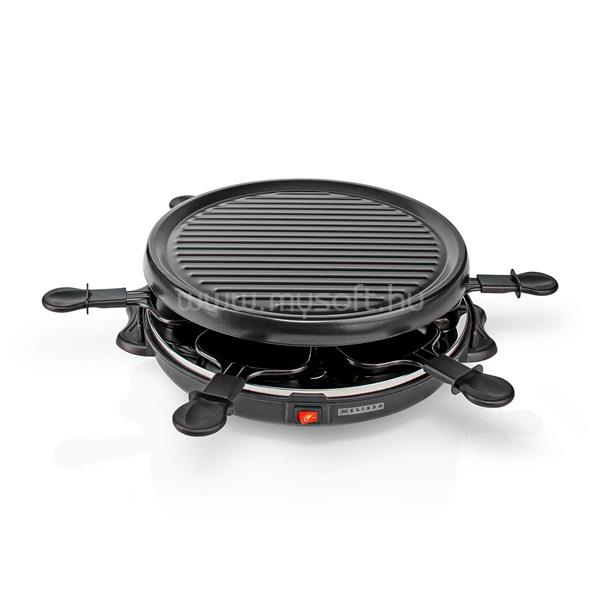 MELISSA raclette - gourmet - grill sütő, 6 személyes, 800 W | O 29 cm | Tapadásmentes bevonat