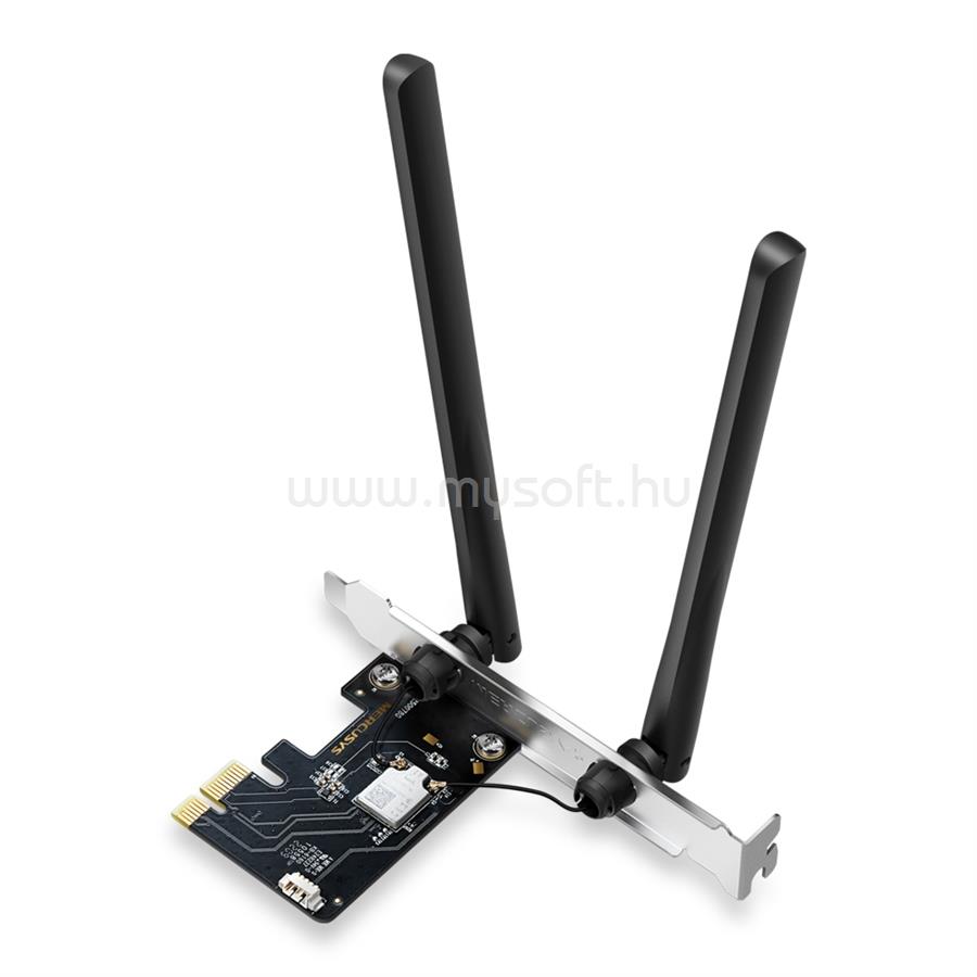 MERCUSYS MA86XE Wireless Adapter PCI-Express Dual Band AXE5400 Wifi 6E Bluetooth