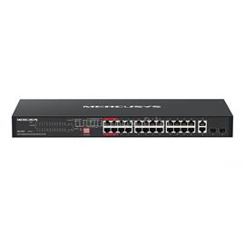 MERCUSYS MS128GP Switch 28x1000Mbps(24xPOE+) + 2xSFP, fémházas asztali rackes MERCUSYS_MS128GP small