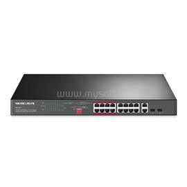MERCUSYS MS120GP Switch 18x1000Mbps(16xPOE+) + 2xSFP, fémházas asztali rackes MS120GP small