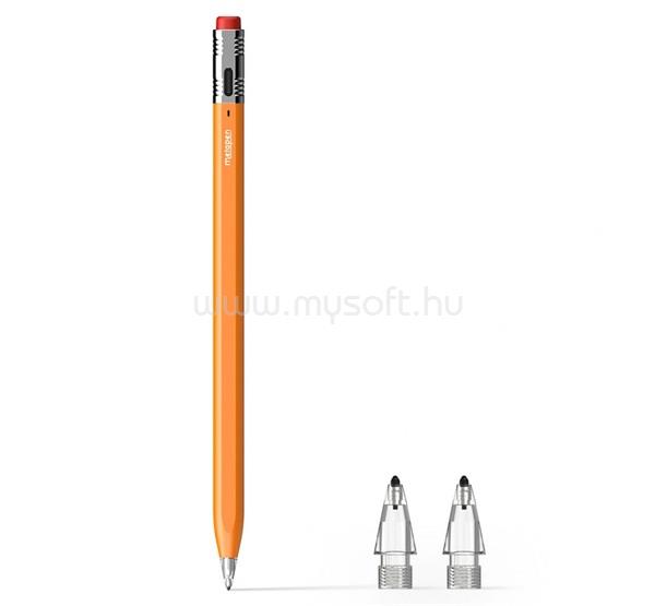 METAPEN IPAD Air 13 (2026) PENCIL AIR8 PRO X érintő ceruza aktív, Apple Pencil kompatibilis + póthegy, NARANCSSÁRGA