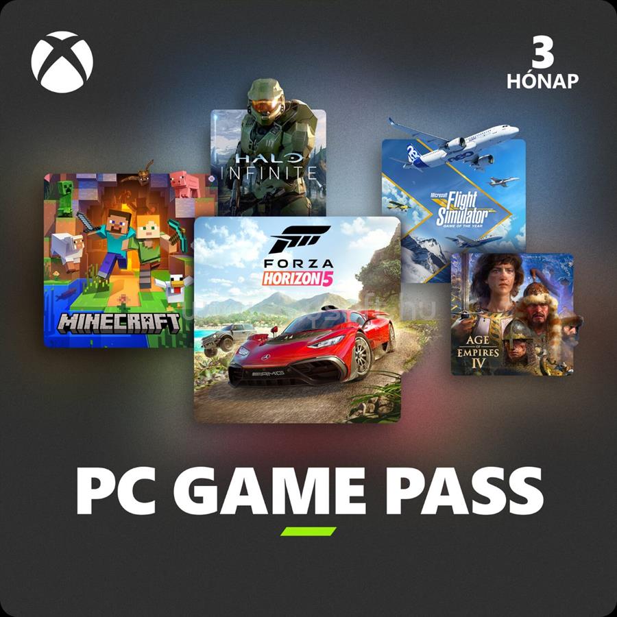 MICROSOFT Game Pass 3 hónapos PC előfizetés