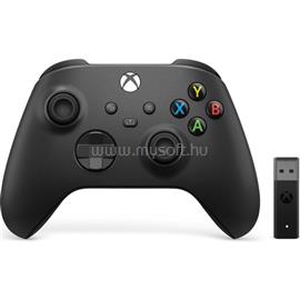 MICROSOFT Xbox Series Kiegészítő Vezeték nélküli kontroller fekete + vezeték nélküli adapter PC-hez 1VA-00002 small