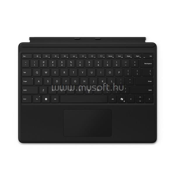 MICROSOFT Surface Pro 2024 billentyűzetes tok amerikai angol lokalizáció (fekete)
