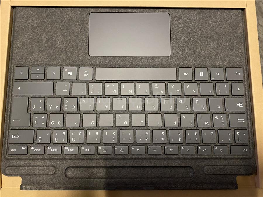 MICROSOFT Surface Pro billentyűzet toll tárolóval (magyar, platinum)