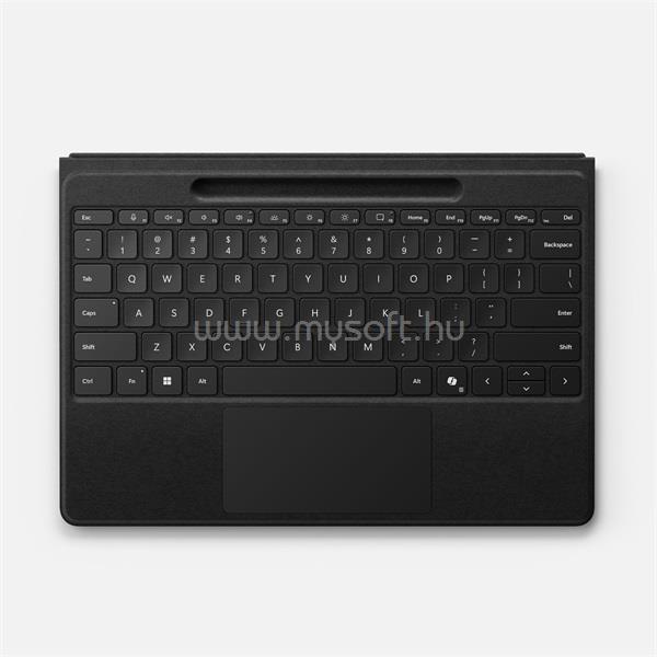 MICROSOFT Surface Pro Flex billentyűzetes tok amerikai angol lokalizáció (fekete)